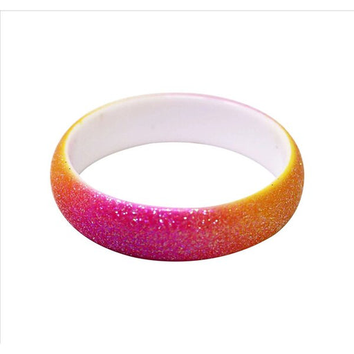 rainbow glitter bangle for kids