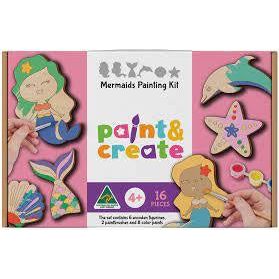 mermaid craft kit with paints for kids