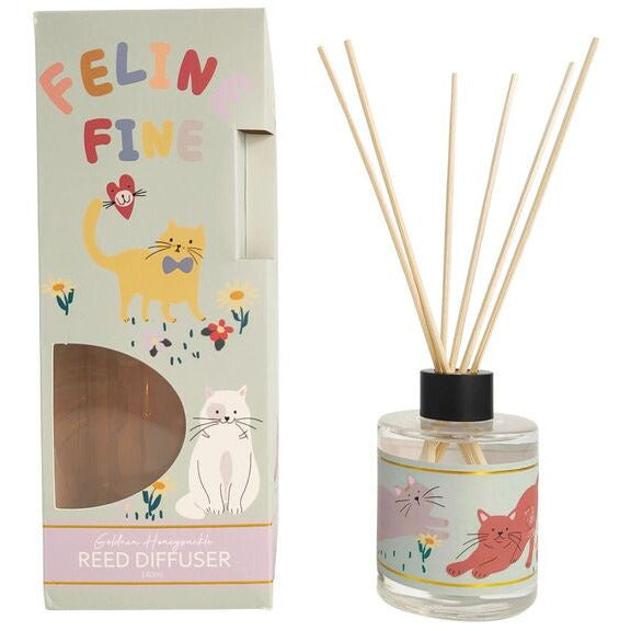 perfect pets diffuser for home with cat image golden honeysuckle fragrance