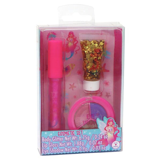 pink poppy mermaid cosmetic set for young kids