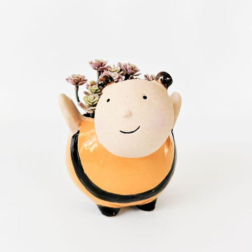 indppr bee planter for pot plants bee gift