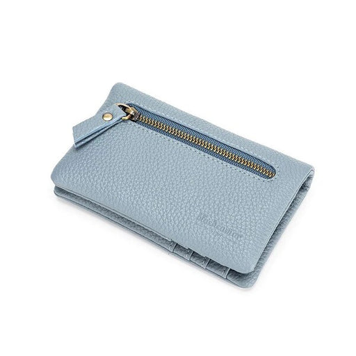 light blue womens small wallet
