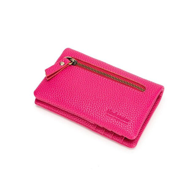 fuchsia hot pink womens wallet
