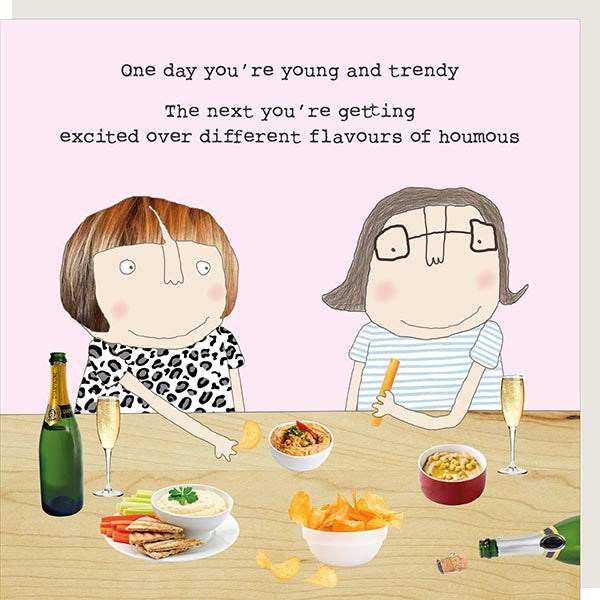 houmous rosie made a thing card