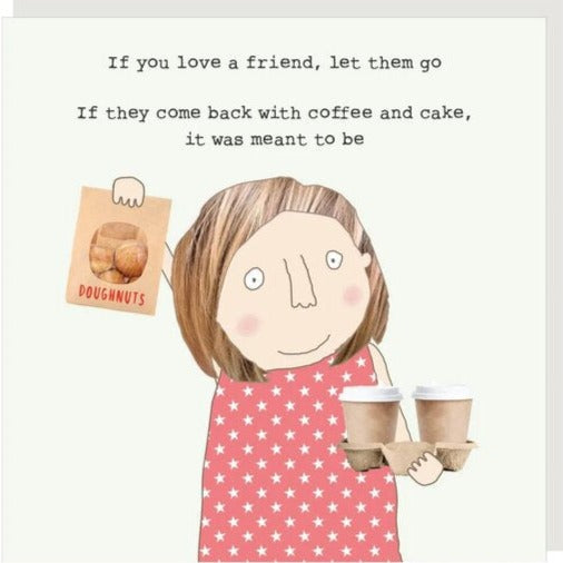 let them go friend card by rosie made a thing