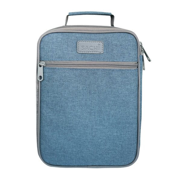 blue insulated lunch bag for school and work
