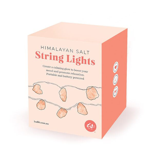 Himalayan salt deals lamp string lights