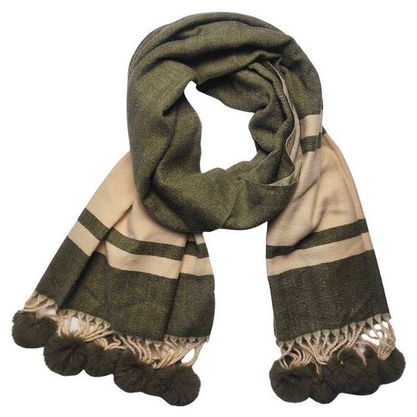regie khaki scarf on sale for winter
