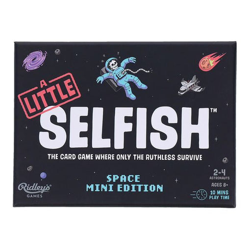 selfish card game space mini edition kids activity