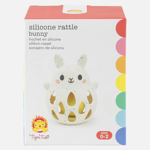 silicone rattle bunny for young kids