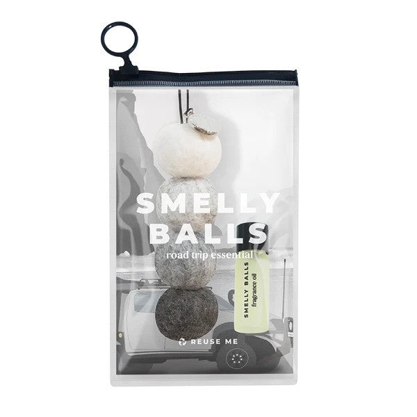 smelly balls to hang in car mirror
