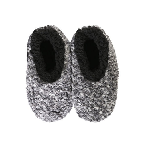 kids tie die charcoal fluffy slippers medium 6 -7 years