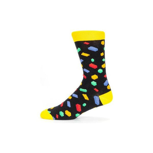 lego brick novelty socks