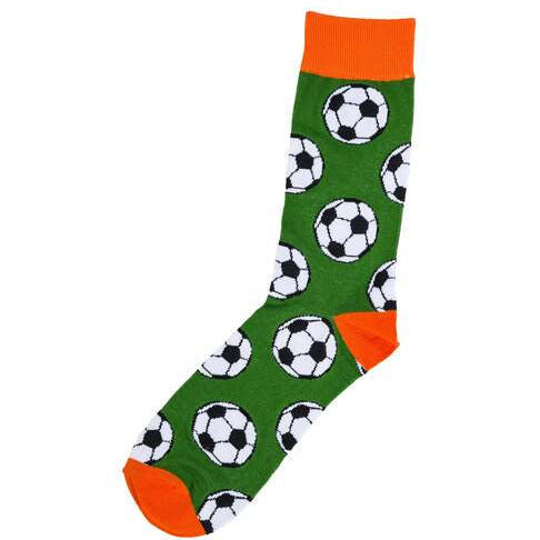 socks with soccer balls