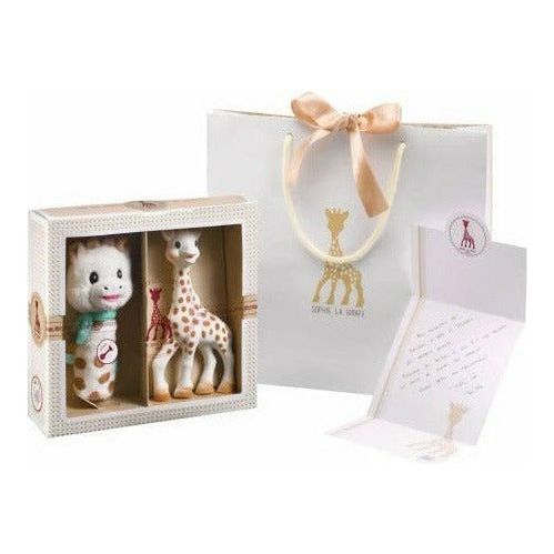 sophie giraffe gift pack with rattle and teether