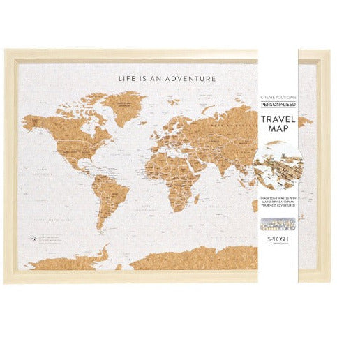 Travel Board Small World Map