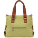 canvas lime green bag with silver star