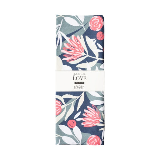 floral tea towel for kitchen