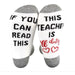 Teacher socks gift 2022