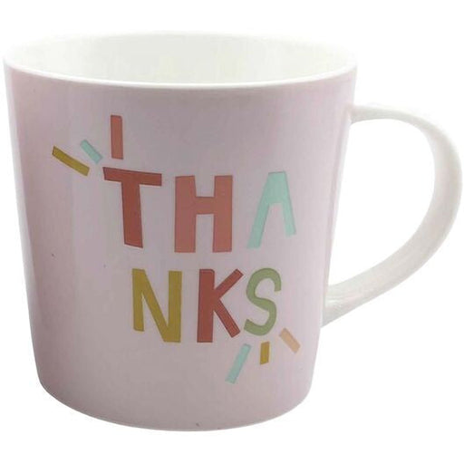colourful mug thanks