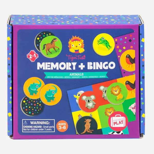 Memory and bingo game for kids