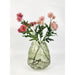 tommy floral glass vase green