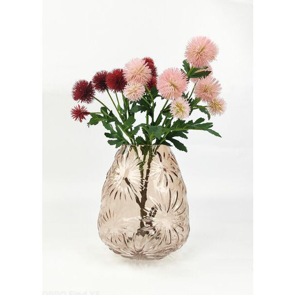 tommy rose glass vase for home