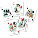 dog playing cards