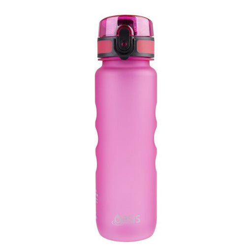 pink plastic water drinnk bottle for school