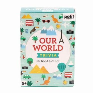 our world trivia cards