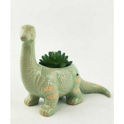 dinosaur pot planter