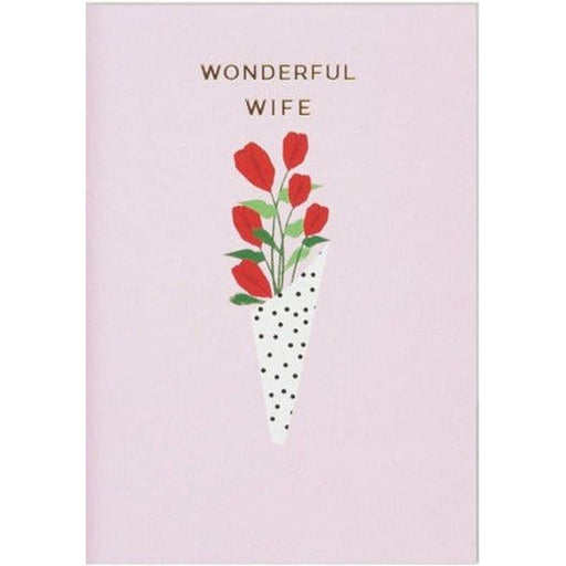 wonderful wife card