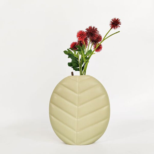 green tree vase for floral arrangements or dried flowers