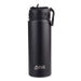 oasis black challenger drink water bottle with straw