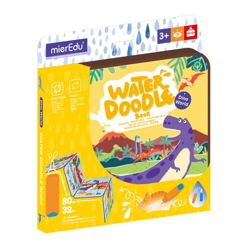 water doodle book colouring book dinosaurs