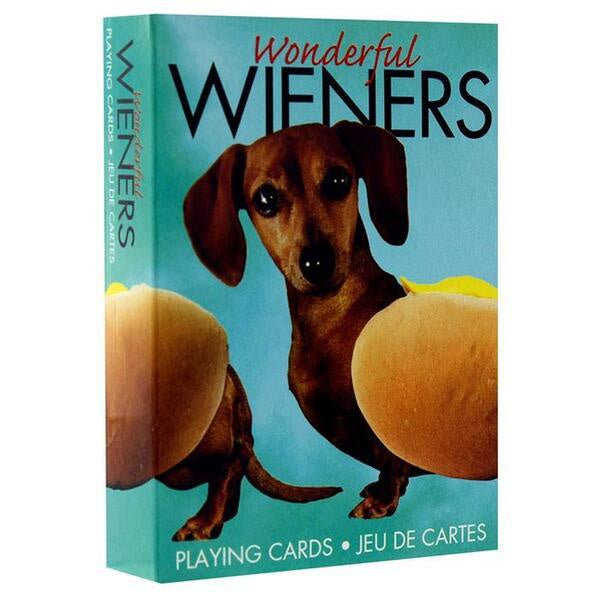 wonderful wiener playing deck of cards