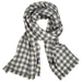 grey gingham checkered scarf ladies