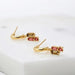 elenore crystal pink earrings by zafino