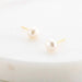 freshwater pearl stud earrings by zafino